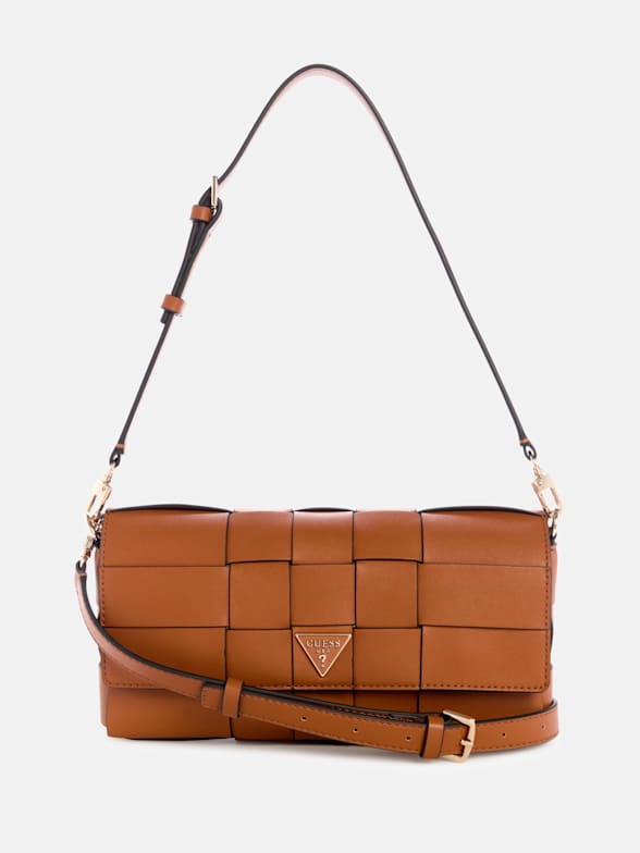 ショルダーバッグ・ポシェット Guess ADI Quilted l G Logo Baguette Bag HO1A3A01 GUESS Adi Flap Shoulder Bag, Black: Handbags: Amazon.com