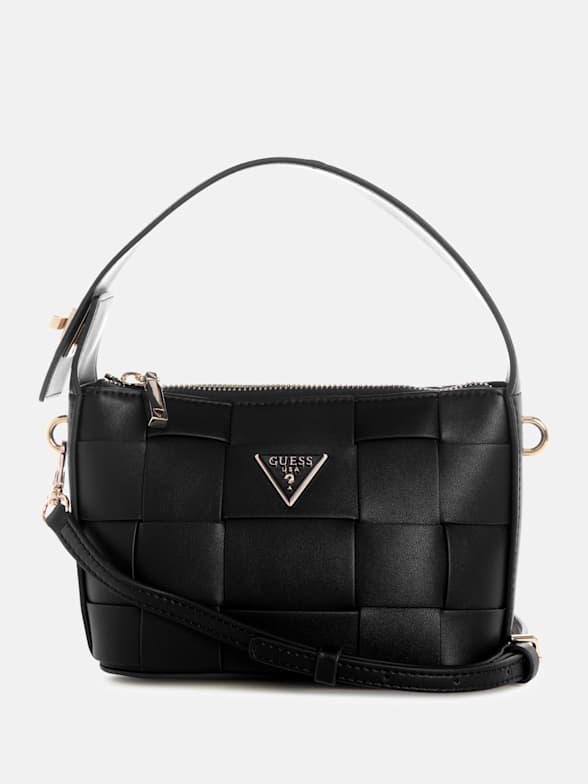 ショルダーバッグ・ポシェット Guess AVIS Saffiano triangle logo baguette bag HO1A3A07 Root category | GUESS Factory