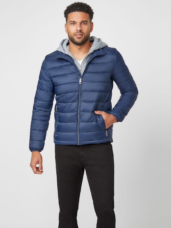 seguro ceja pegatina Men's Jackets - Leather Jackets, Blazers & Sweatshirts | GUESS Factory