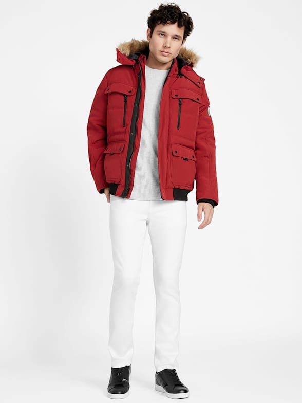 Mens guess winter jacket deals