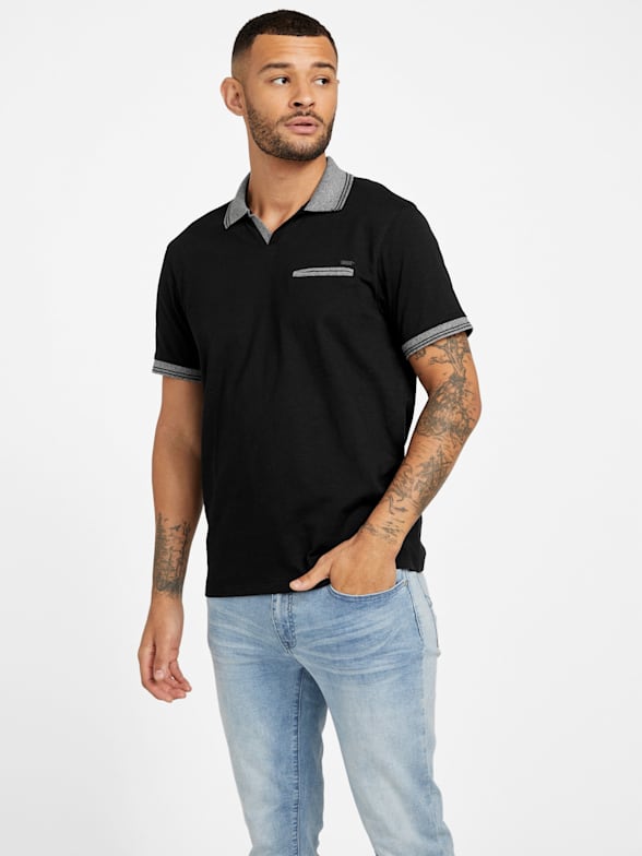 Men s Polo Shirts GUESS Factory Ca