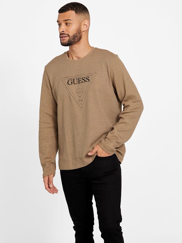 Guess long sleeve mens outlet