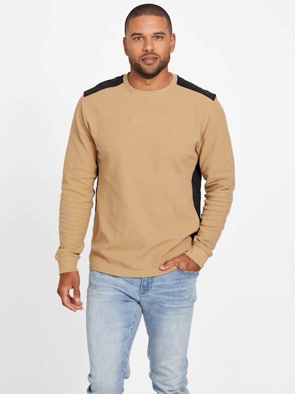 Guess long sleeve t shirt hot sale mens
