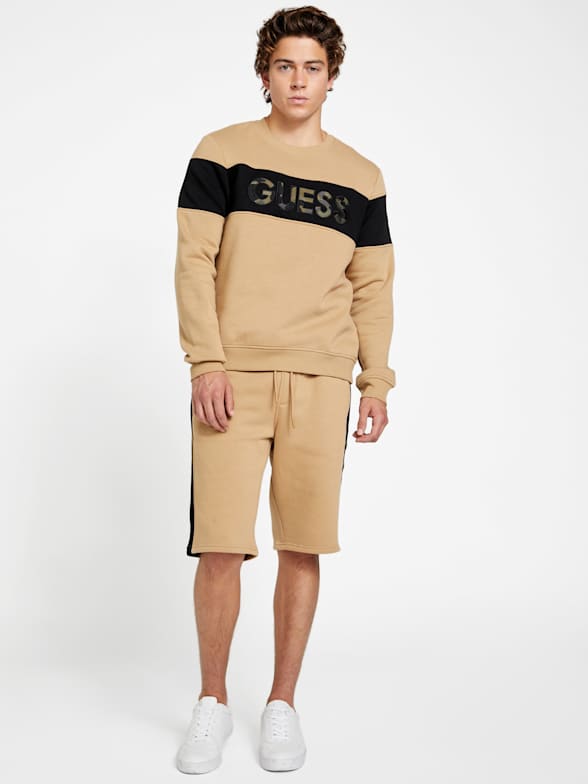 Guess roy flc crew neck sweatshirt on sale
