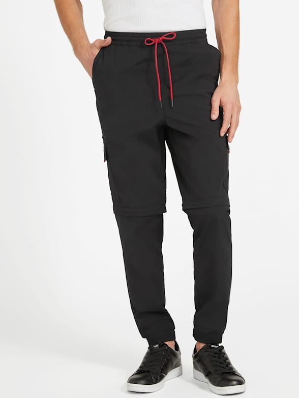 GUESS Check Sweat Pants for Men