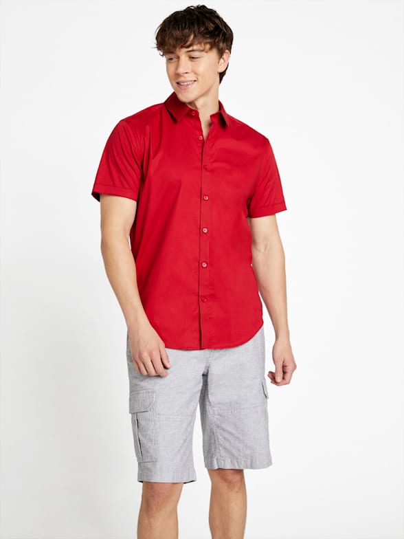 Men's Short Sleeve Button-Down Shirts