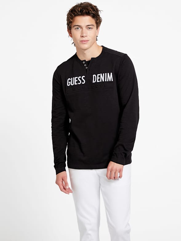 Guess logo long sleeve clearance