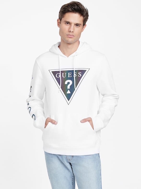 Men s Sweaters Hoodies Crewnecks and Pullovers GUESS Factory