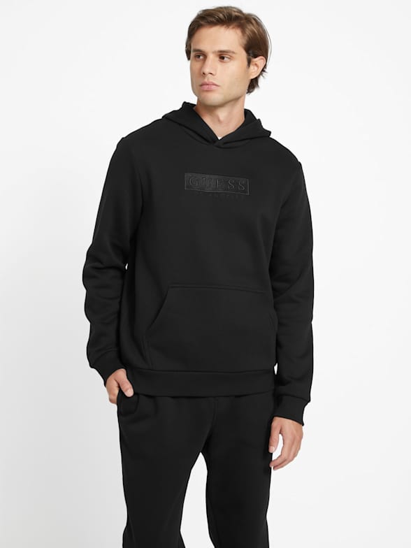 Guess striped hoodie clearance