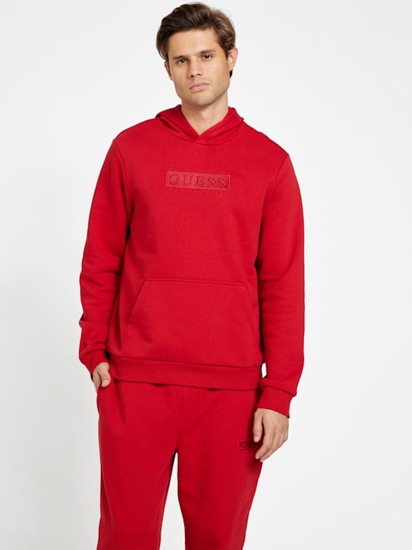 Red guess sweatshirt 2025