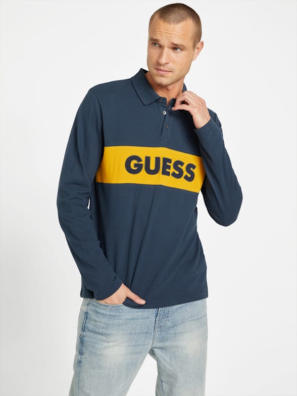 Men s Long Sleeve Tees GUESS Factory Ca
