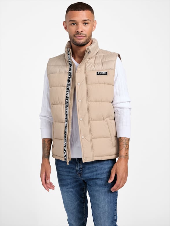 Guess vest mens top