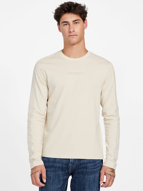 Men's Long-Sleeve Tees | GUESS Factory