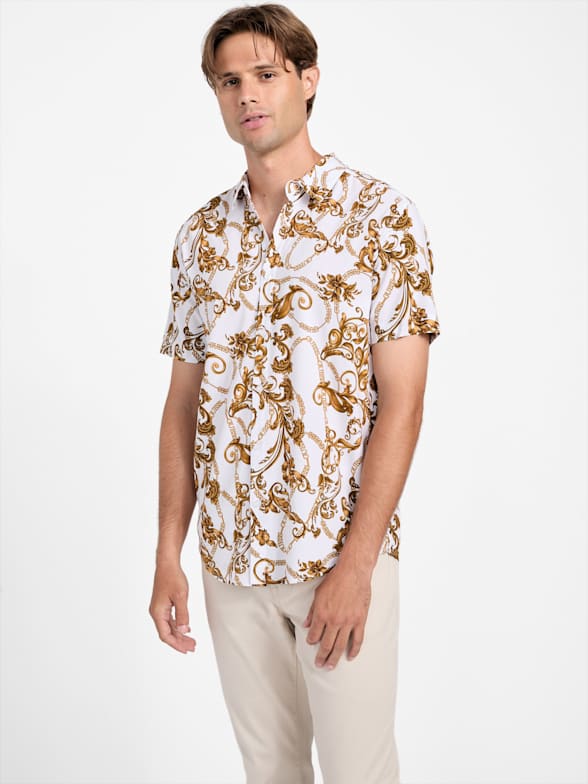 Guess short sleeve button down shop