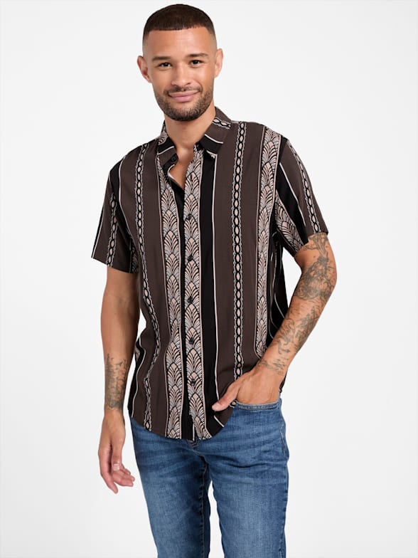 Guess printed shirts 2025