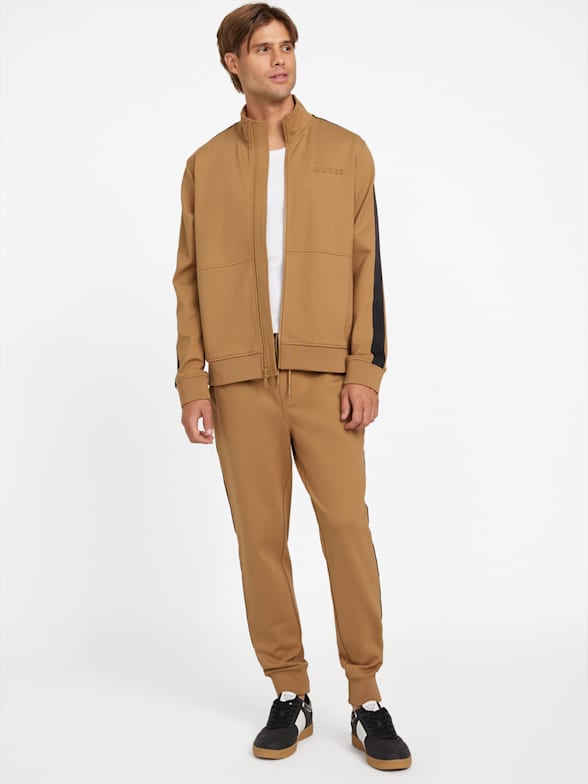 Genaro Logo-Tape Zip Jacket | GUESS Factory