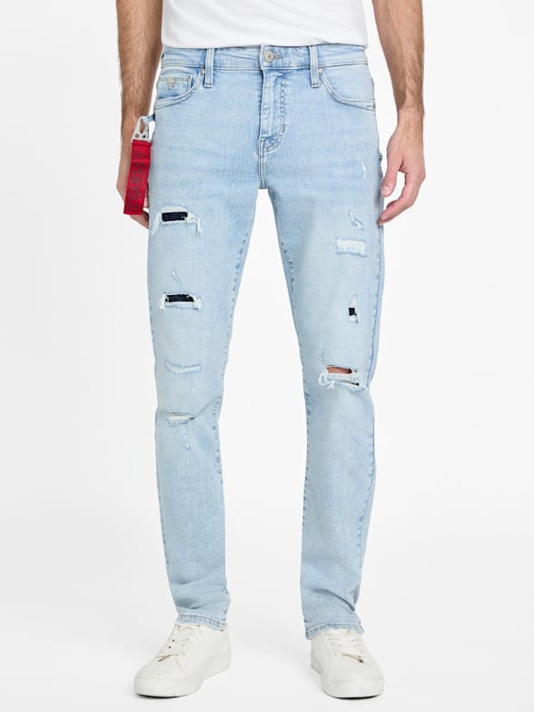 Calça Guess Danny - Color-Block Eco Masculina