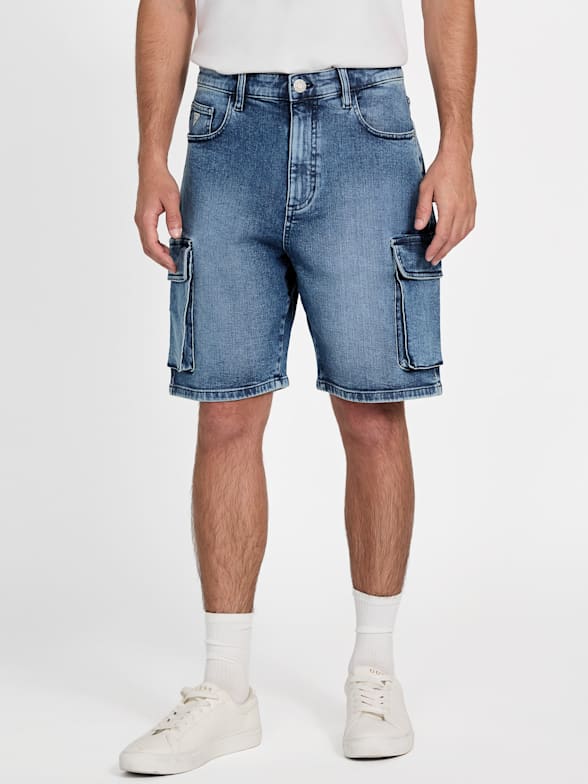 激安単価で - Shorts Men's Fleece, GUESS | Shorts Active & Denim Cargo, メンズウェア