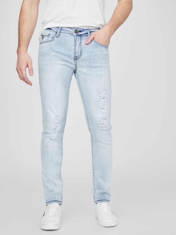 GUESS Factory Mens Sammy Skinny Jeans 