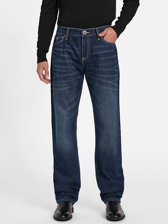 Guess men's slim straight clearance jeans