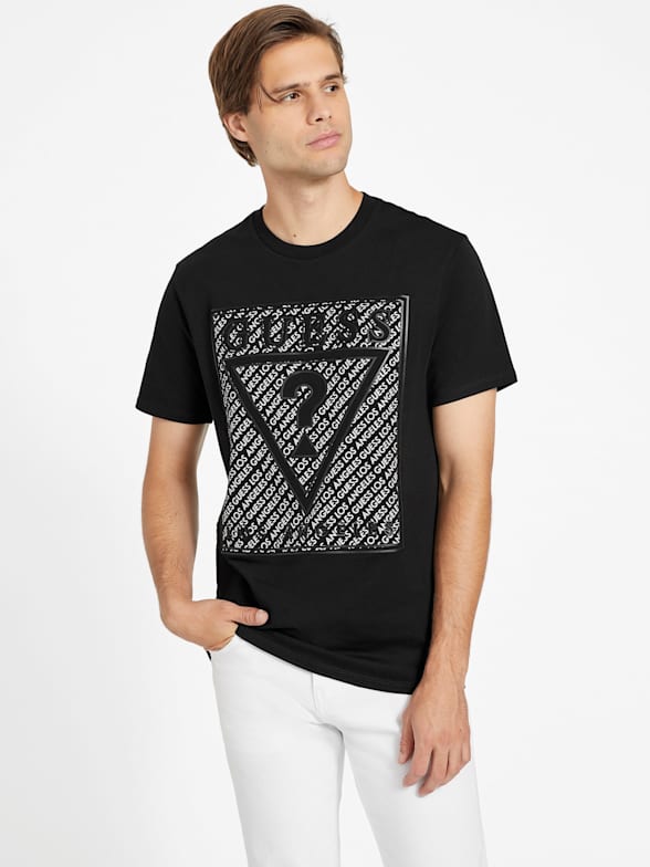 Men s T Shirts Black Friday 2024 Sale GUESS Factory