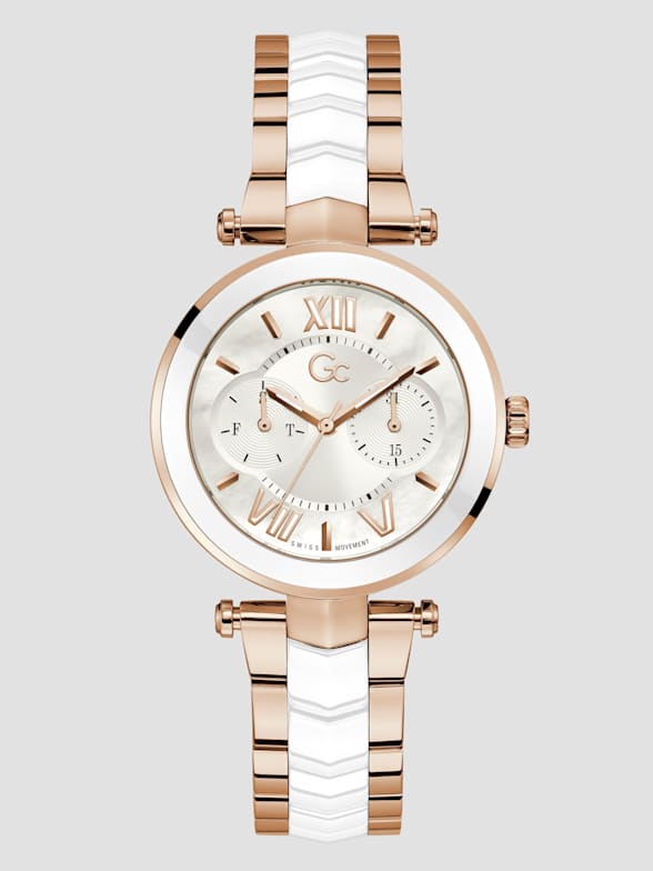 Reloj Mujer Guess U1070l2 Cuarzo Pulso Dorado Just Watches