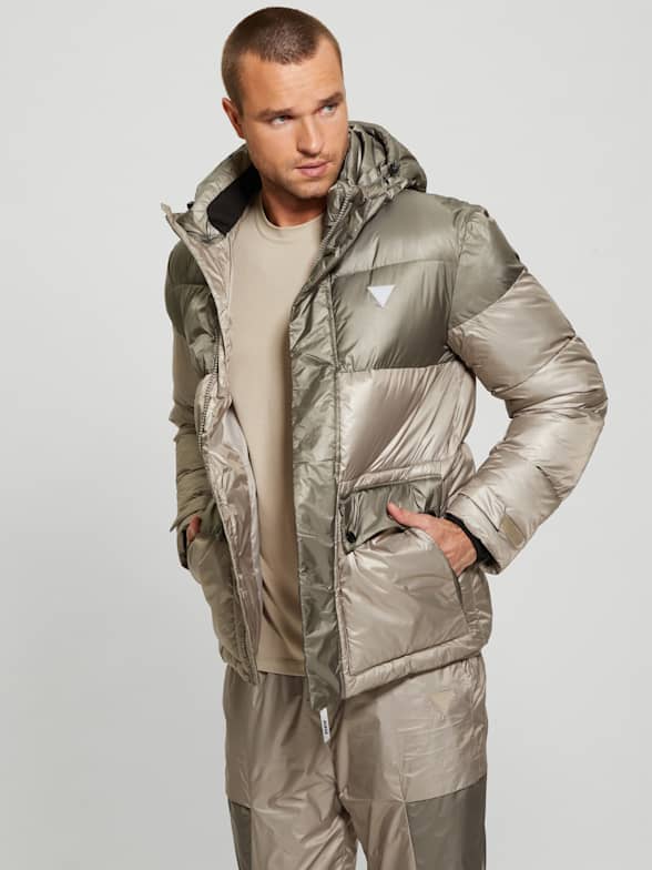 Guess puffer coat mens hot sale