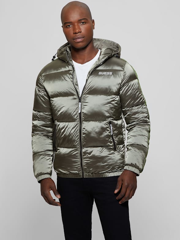 Sleevless Padded Nylon Bomber Jacket - Ready to Wear