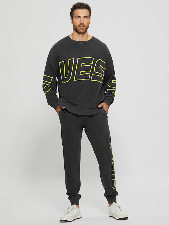 Guess JOGGING - Tracksuit bottoms - schwarz/black 