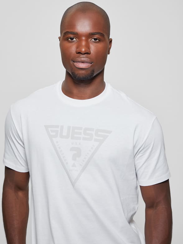 Men s Logo Tanks T Shirts GUESS