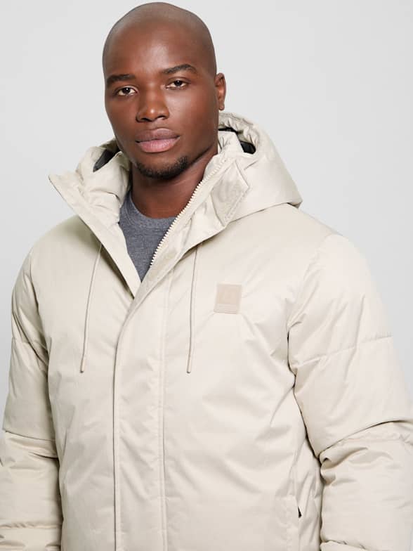 Guess winter jacket mens deals