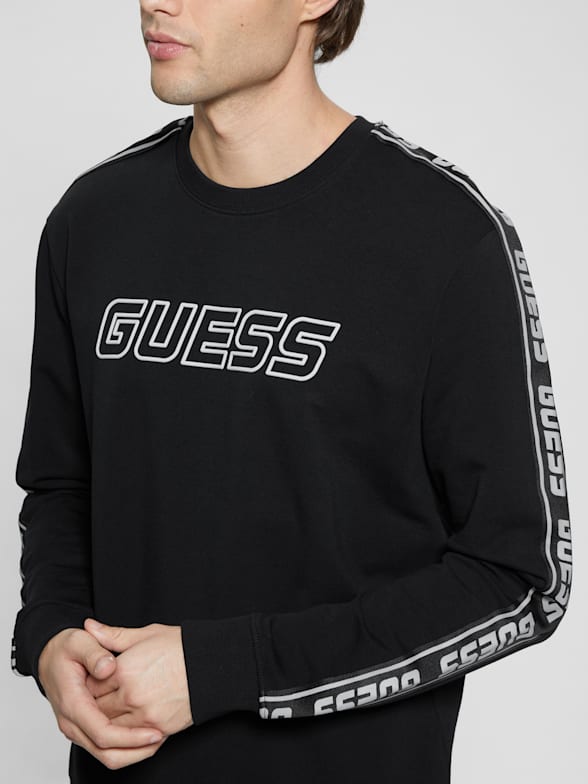Guess Sweatshirt Womens Extra Small Black Hoodie Pullover Sweater Logo  Casual *