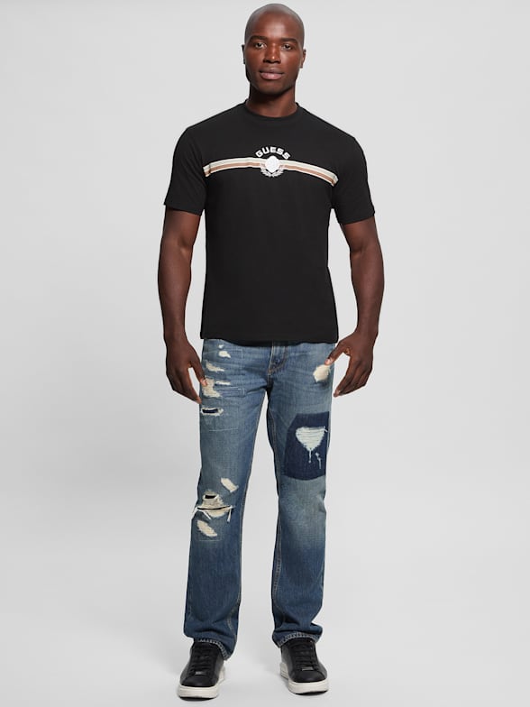 Men s Graphic Tanks T Shirts GUESS