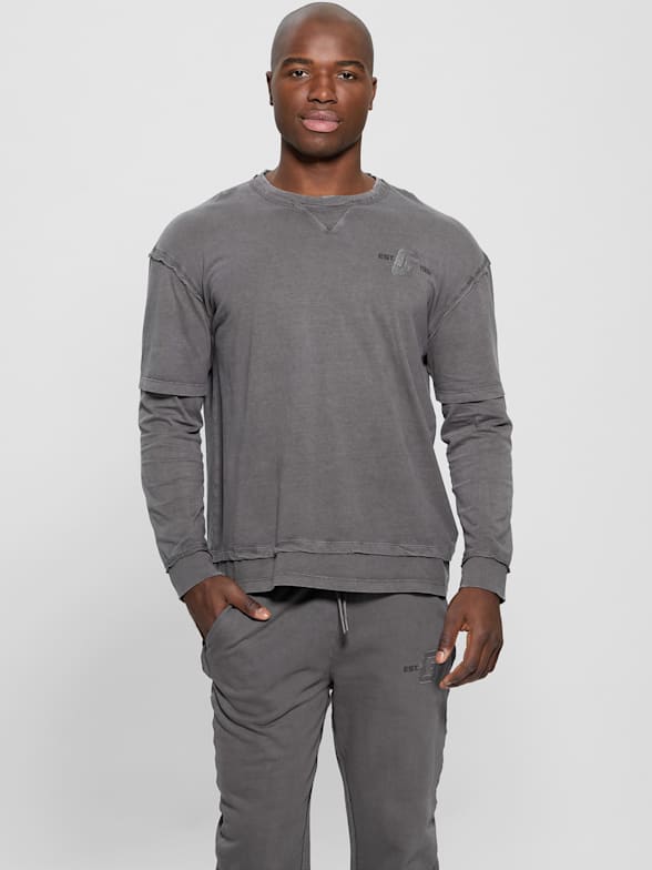 Men's Long Sleeve Shirts & Tees | GUESS