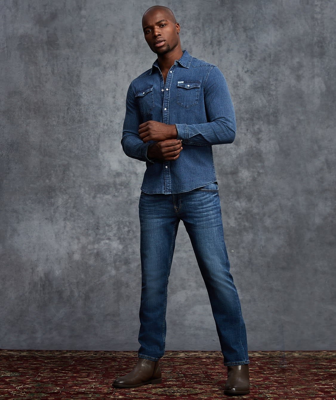 Shop new denim styles for men.