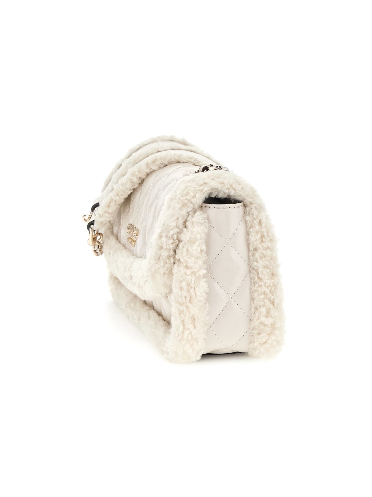 GUESS® Mini Crossbody Cristi Faux Fur pentru femei