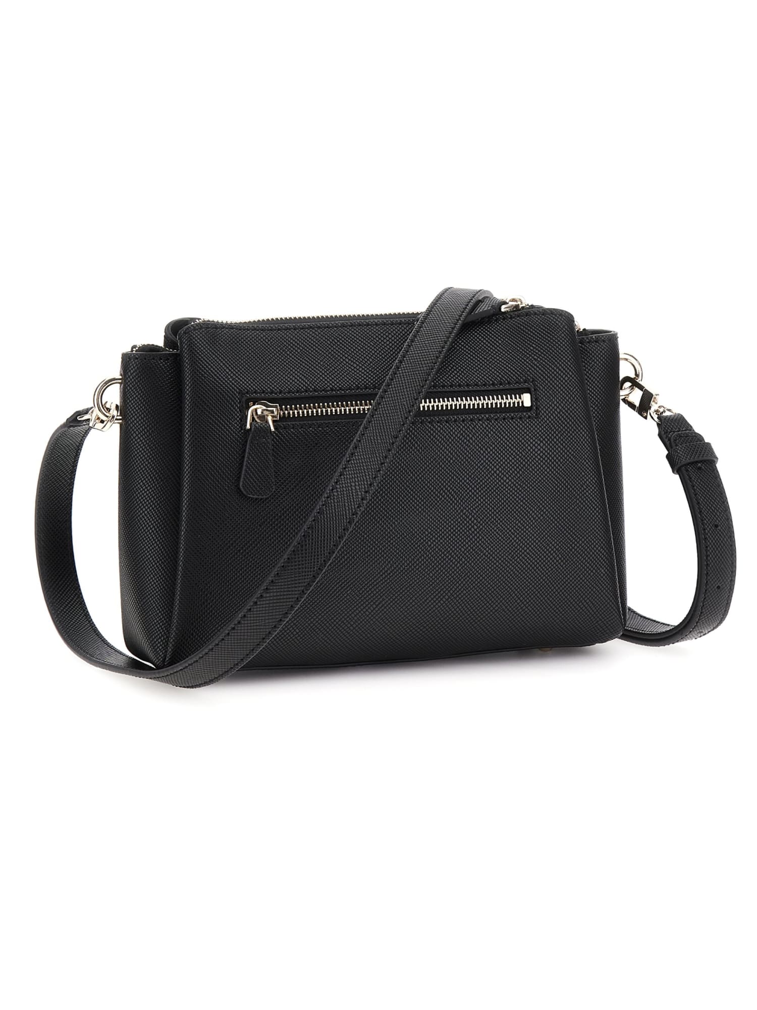 GUESS® Noelle Saffiano omuz çantası Kadın