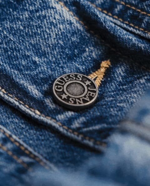 GUESS Jeans made from biodegradable and recycled materials.