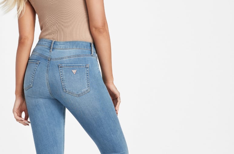 Guess pants women's clearance