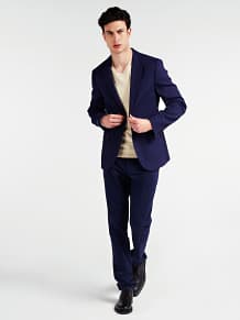 BLAZER LIN MELANGE MARCIANO | GUESS.eu BLAZER LIN MELANGE MARCIANO Marciano Guess en bleu pour