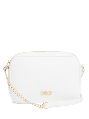 white purse