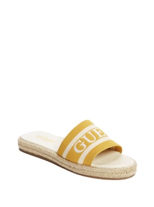 guess women's slide sandals