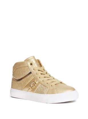 g by guess gold sneakers