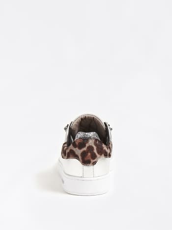 CHARLEZ PONYSKIN LAMINATED SNEAKER Guess Charlez Ponyskin Laminated