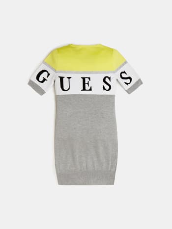 Color Block Logo Dress Guess Eu