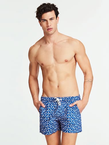 guess men's swim trunks