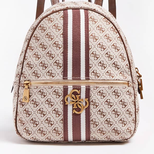 guess vintage logo print backpack