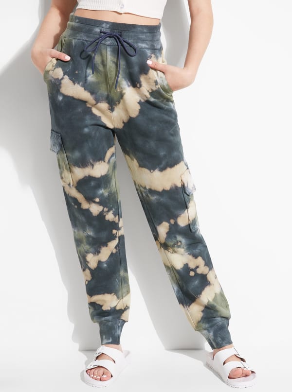 camo drawstring joggers