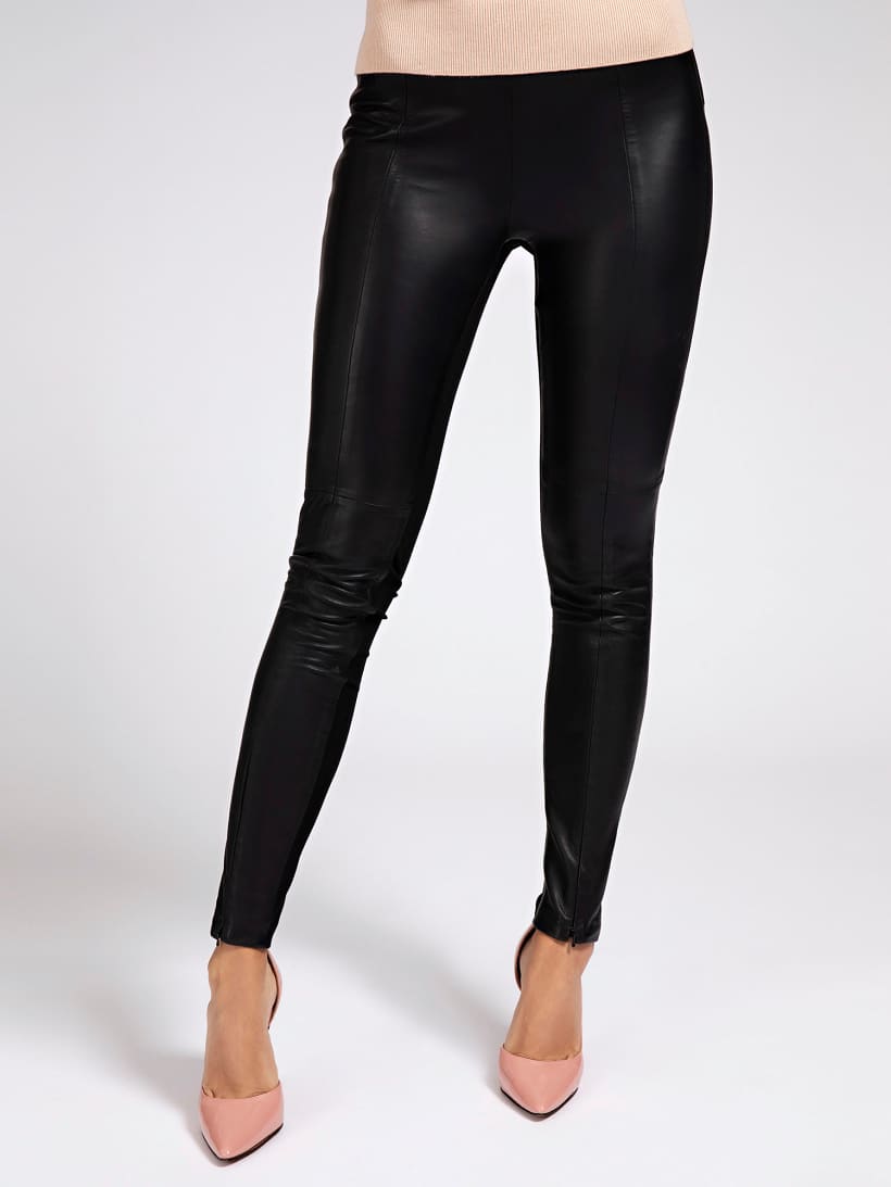 real leather leggings