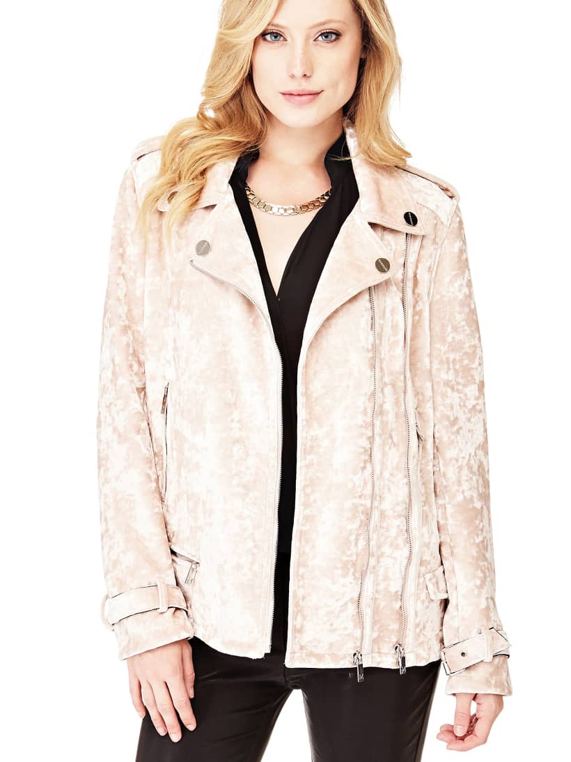 guess velvet jacket